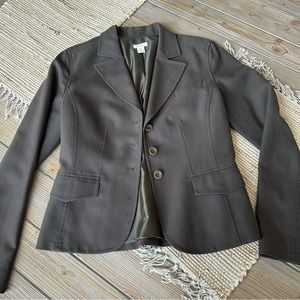 HalogenDark Brown Blazer 3-button